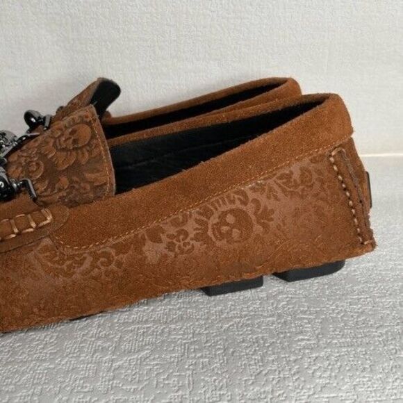 Robert Graham Tequila Paisley Embossed Driving Loafers Moccasins Men Size 8 - Picture 14 of 15